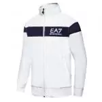 emporio armani veste automne  hiver noir ea7 logo blanc